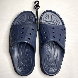 Crocs Baya Relaxed Fit Slides Navy 12000-410